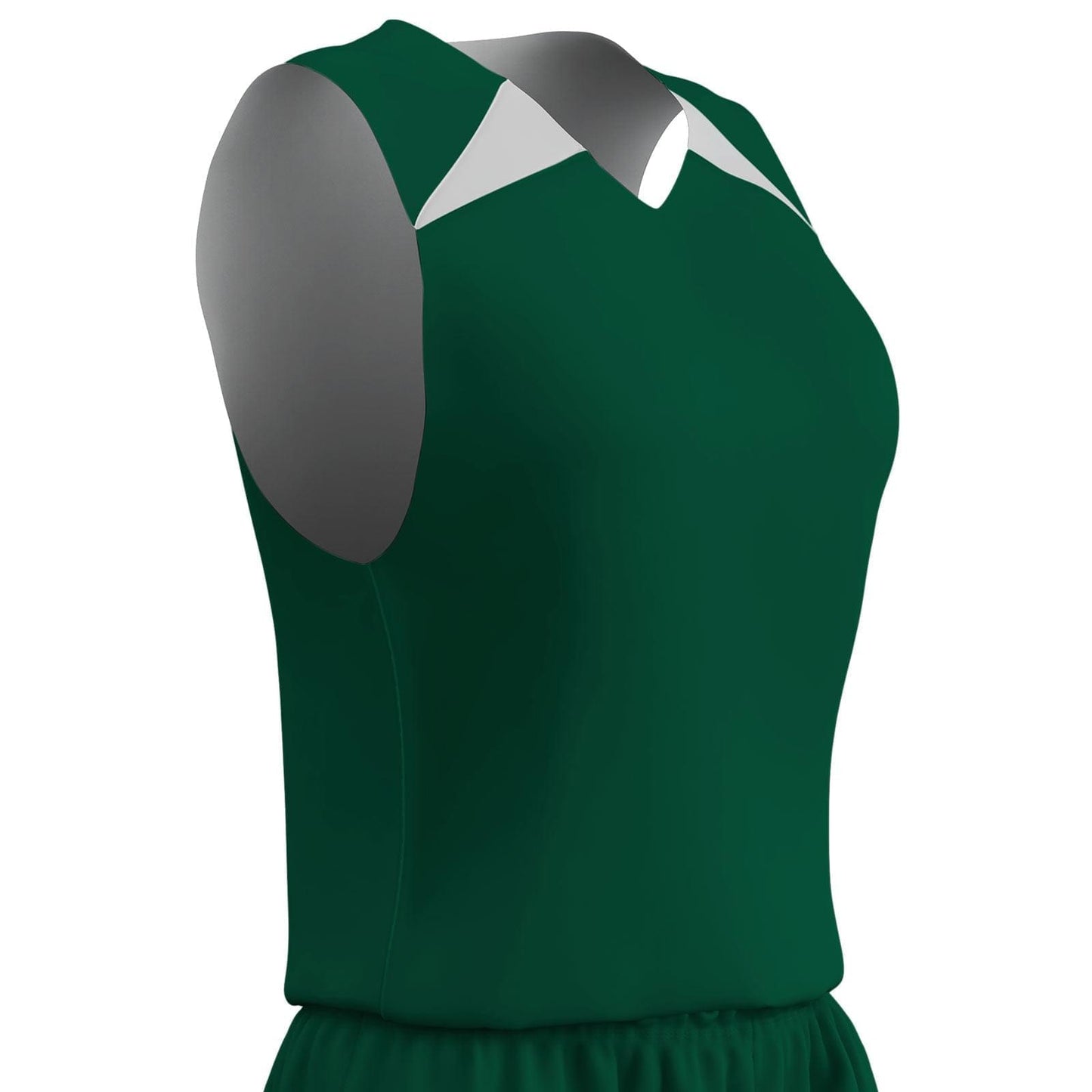 Birds Eye Mesh Reversible Basketball Jersey Shoulder Trim,Women, Adult