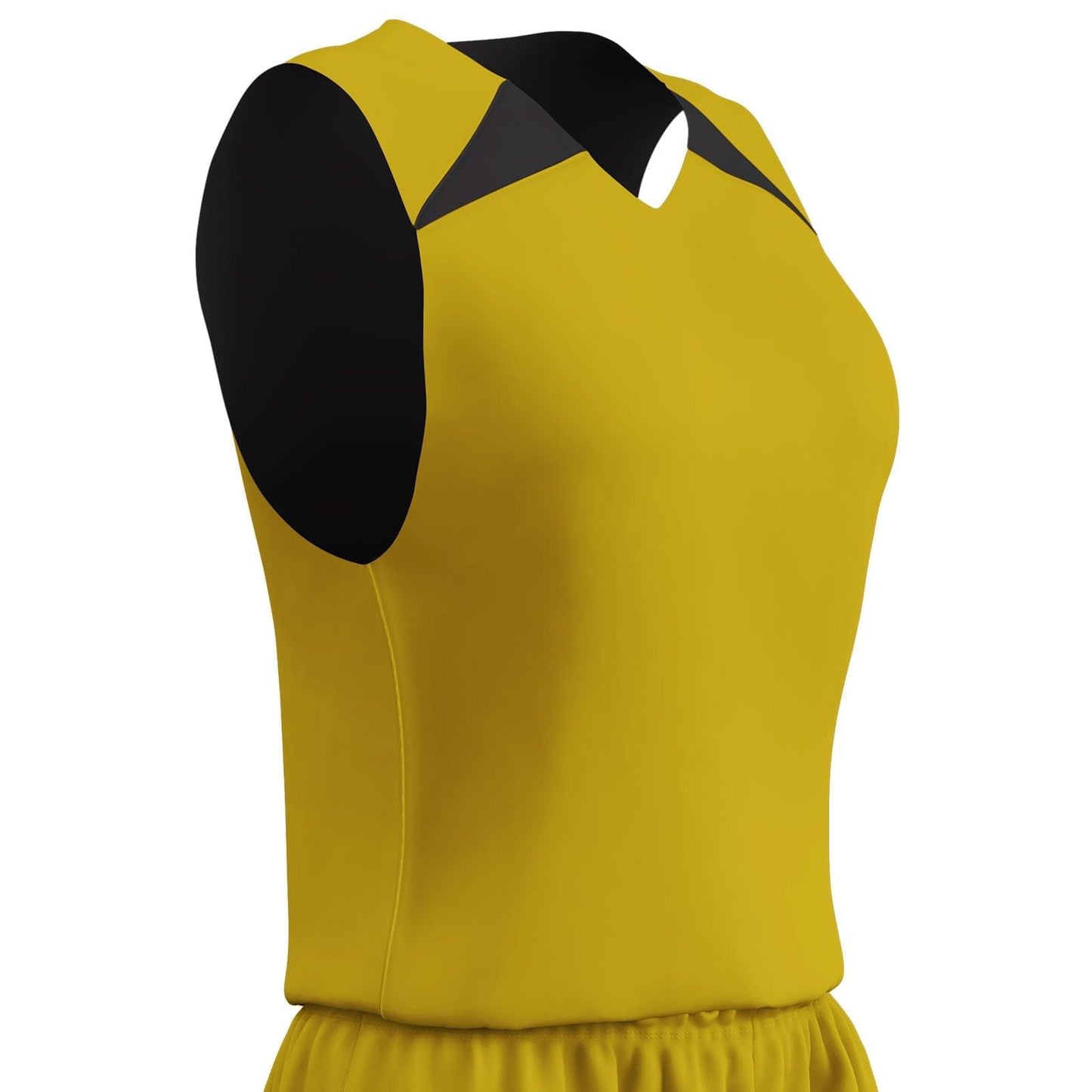 Birds Eye Mesh Reversible Basketball Jersey Shoulder Trim,Women, Adult