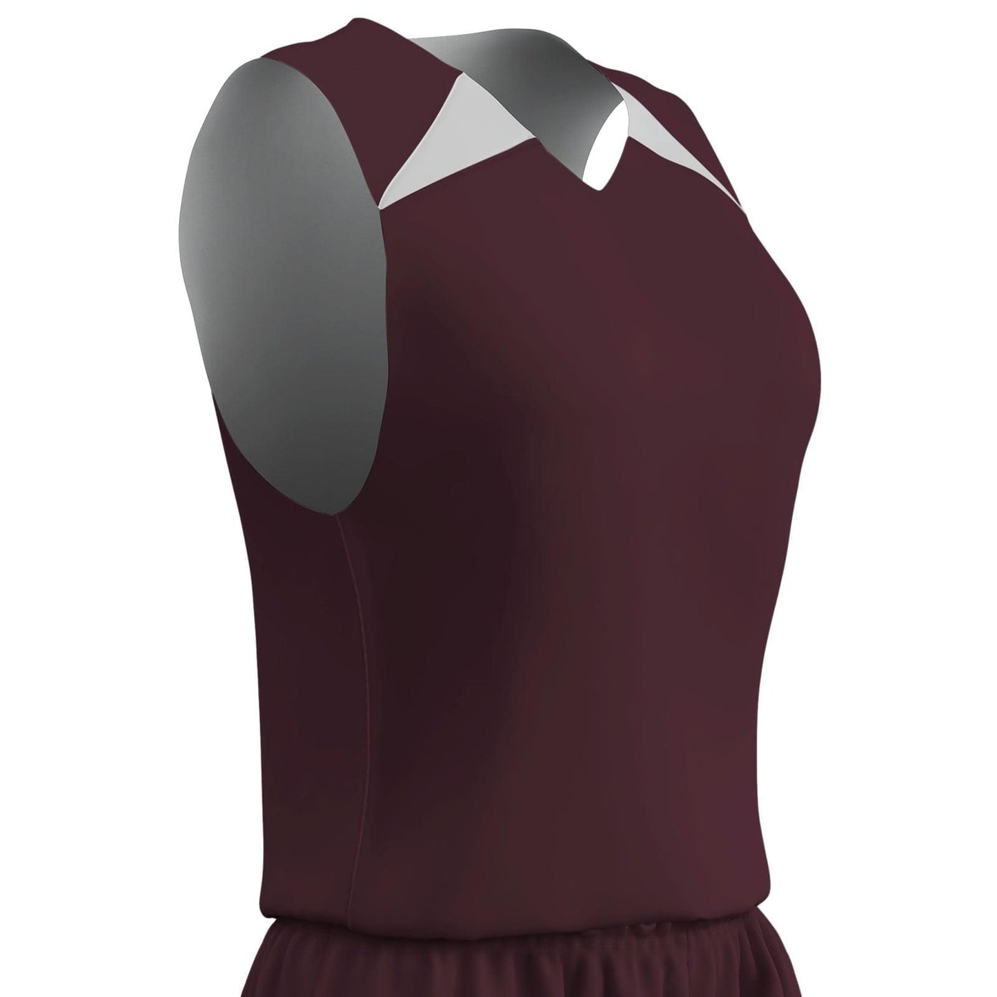 Birds Eye Mesh Reversible Basketball Jersey Shoulder Trim,Women, Adult