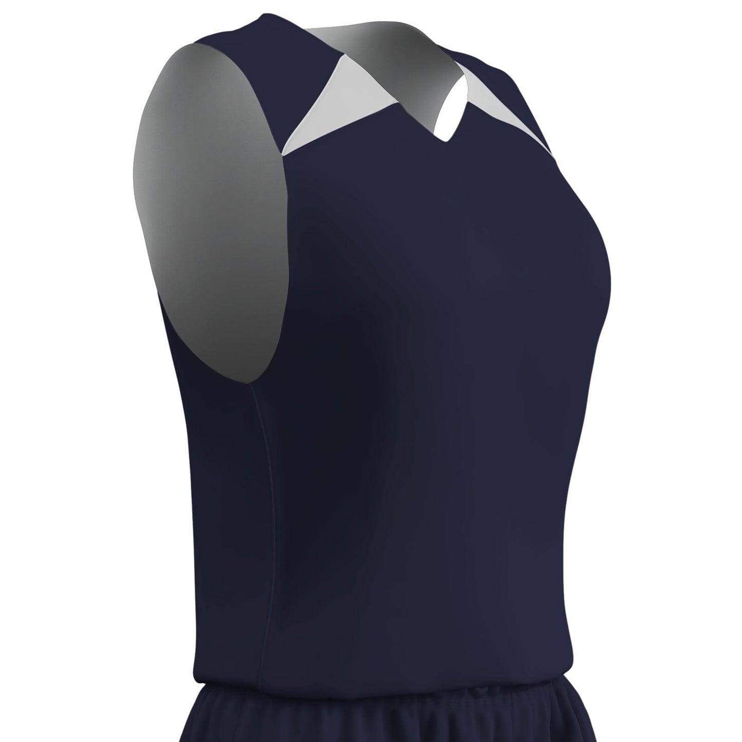 Birds Eye Mesh Reversible Basketball Jersey Shoulder Trim,Women, Adult