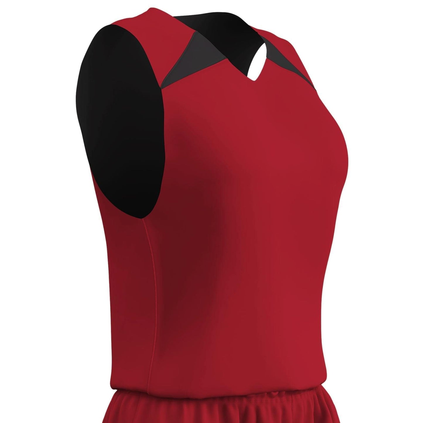 Birds Eye Mesh Reversible Basketball Jersey Shoulder Trim,Women, Adult