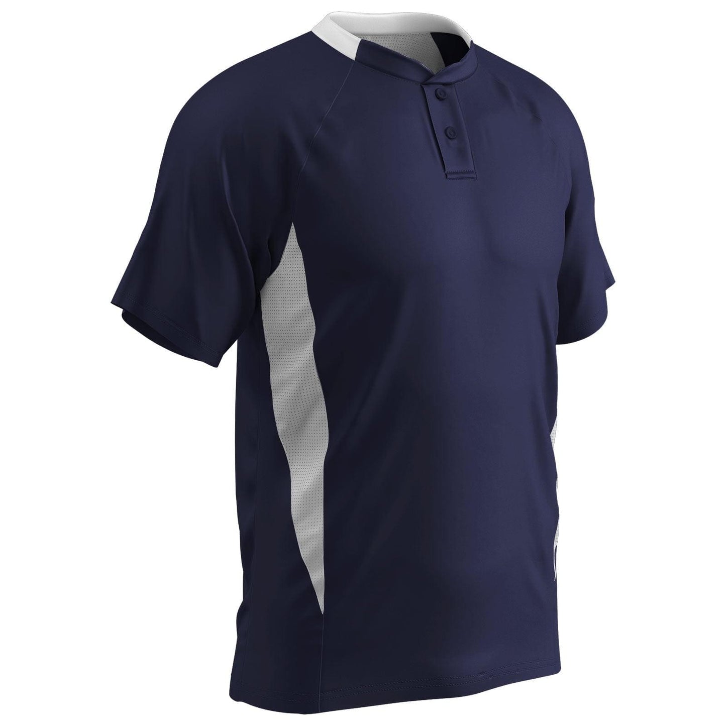 Clean-Up 2 Button 2-Color Moisture Wicking Jersey, Boys