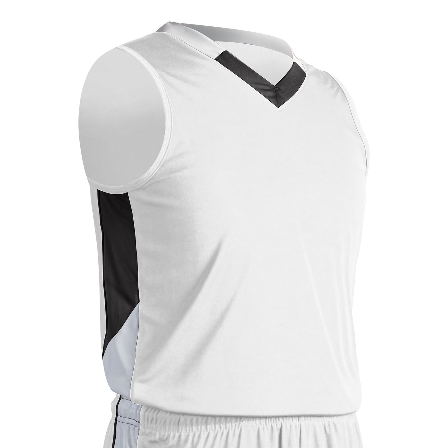 Rebel 3 Color V-Neck Basketball Jersey, Mens, Boys