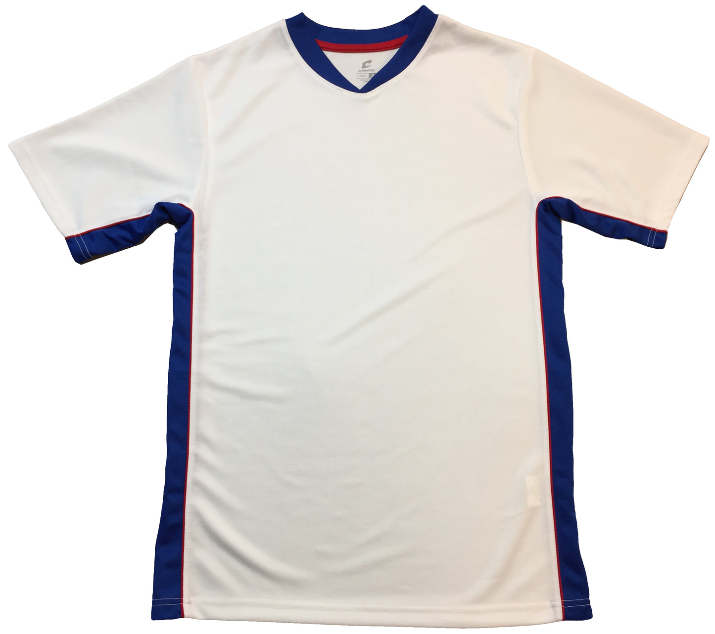 Header Boys Soccer Jersey, 2 Color Trim with Piping V-Neck, youth