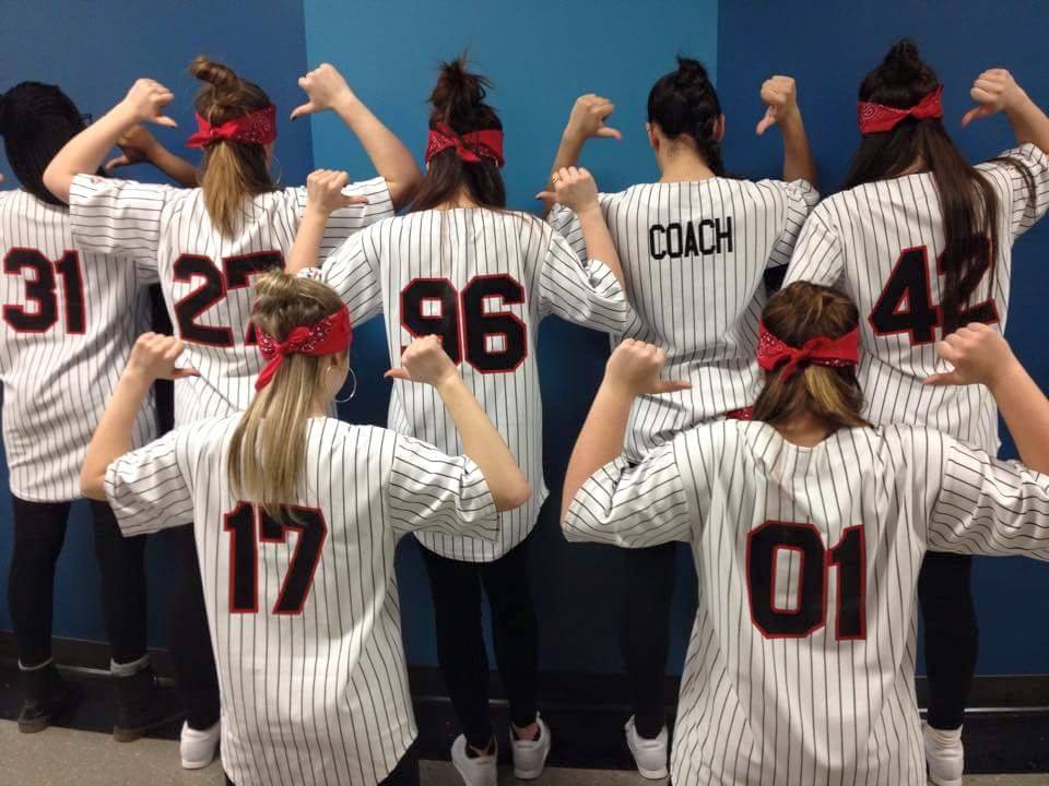 Baseball Jerseys Look Awesome for Dance Teams and Performance