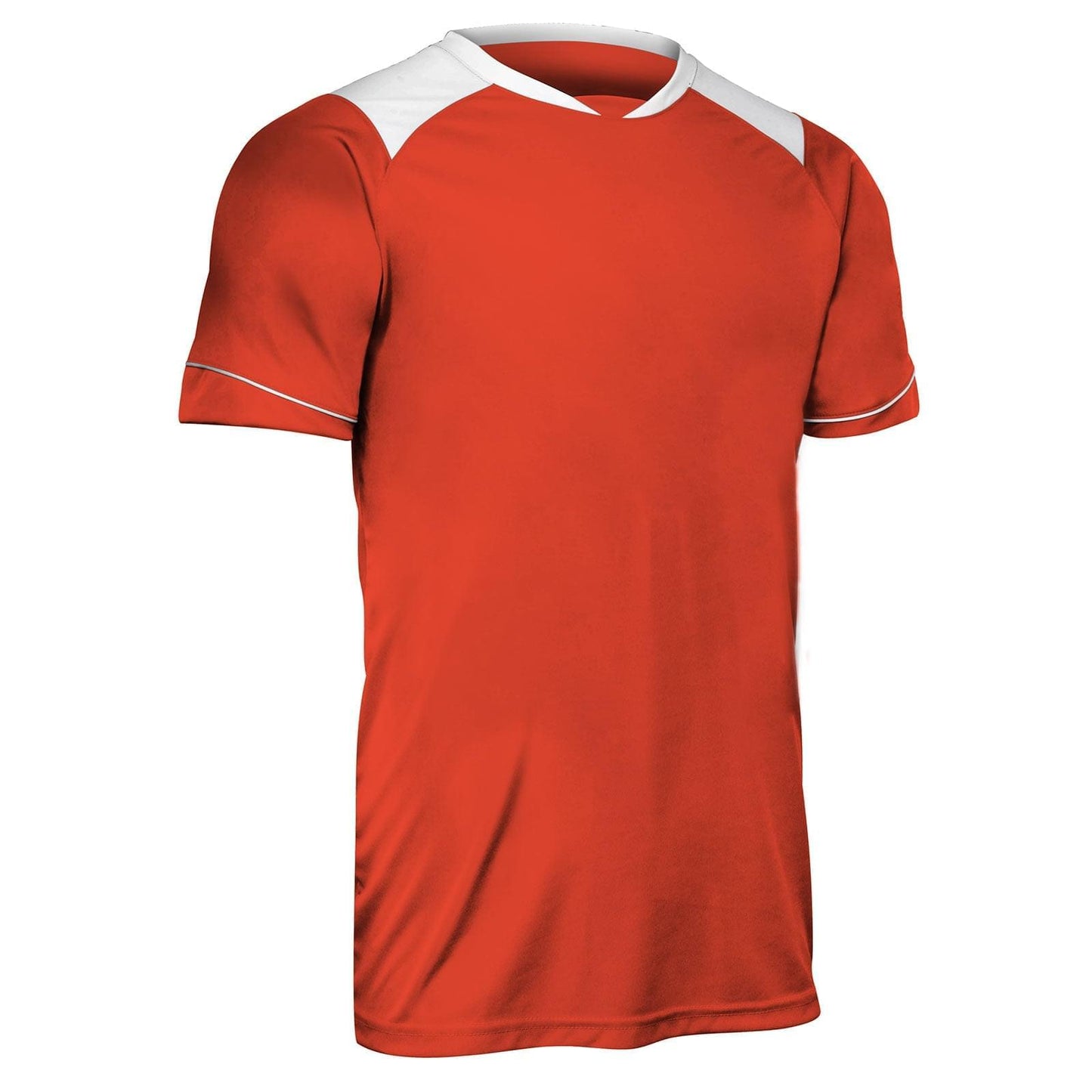 Attacker Men's Soccer Jersey, Moisture Wicking 2 Color Shoulder Trim Adult