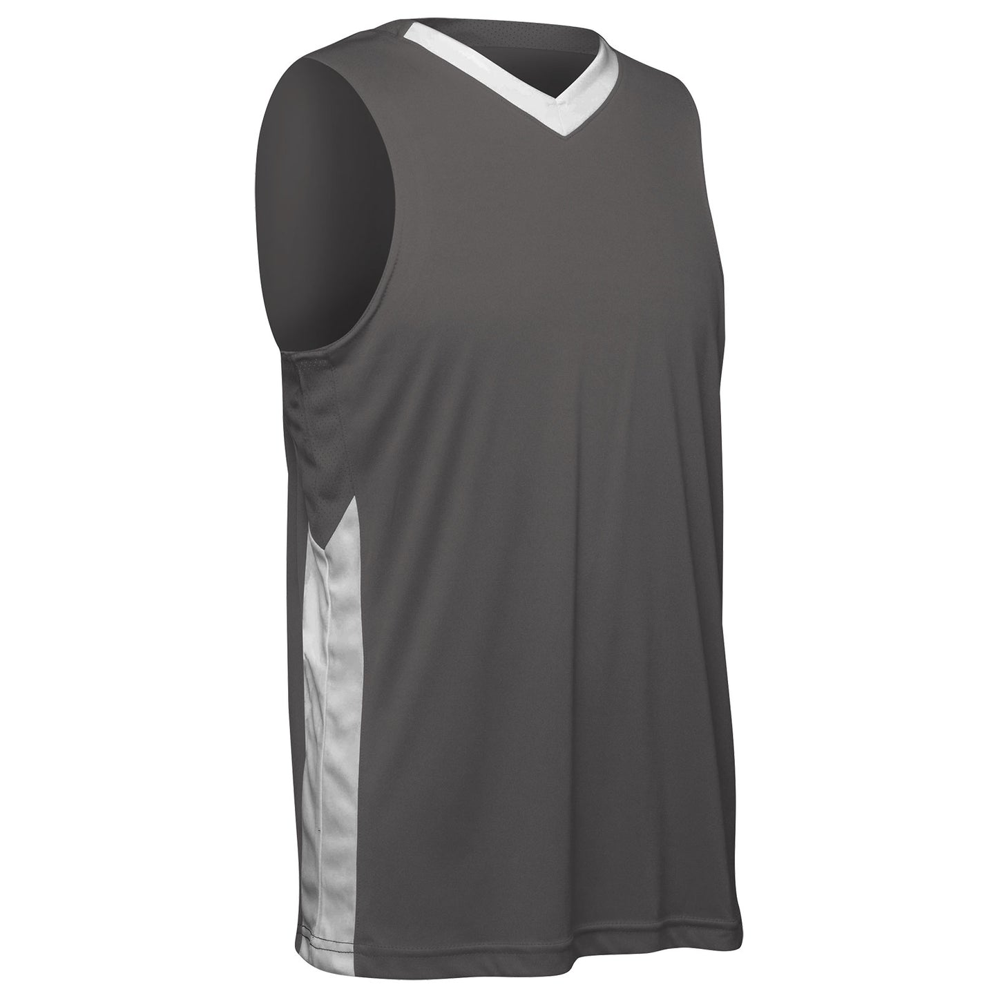 Icon 2 Color V-Neck Moisture Wicking Boys Basketball Jersey