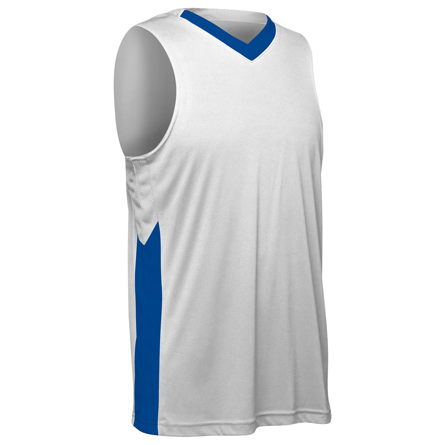 Icon 2 Color V-Neck Moisture Wicking Men's Basketball Jersey