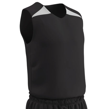 Birds Eye Mesh Reversible Basketball Jersey Shoulder Trim, Boys, youth