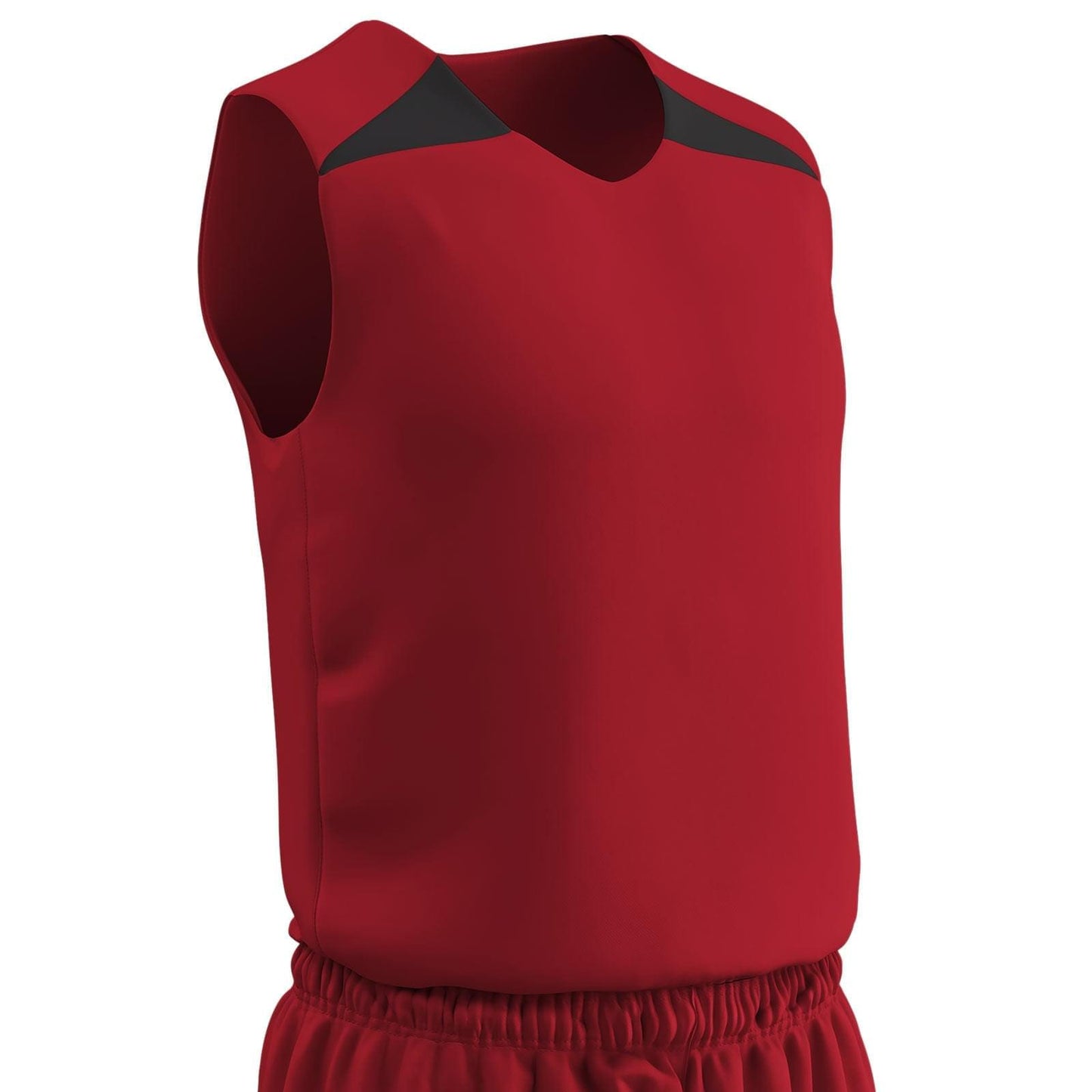 Birds Eye Mesh Reversible Basketball Jersey Shoulder Trim, Boys, youth