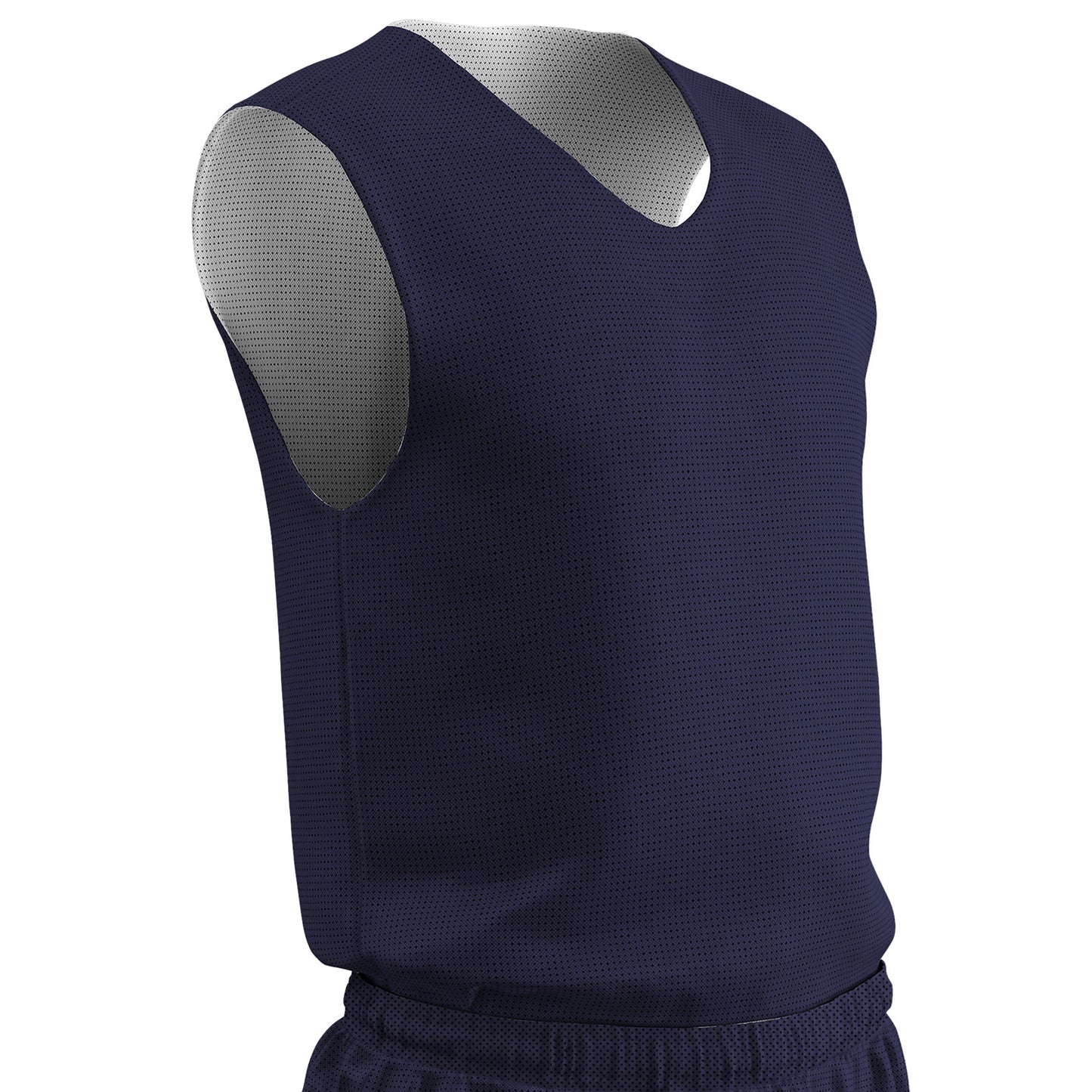 Polyester Tricot Mesh Reversible Basketball Jersey Shoulder Trim, Mens, Adult