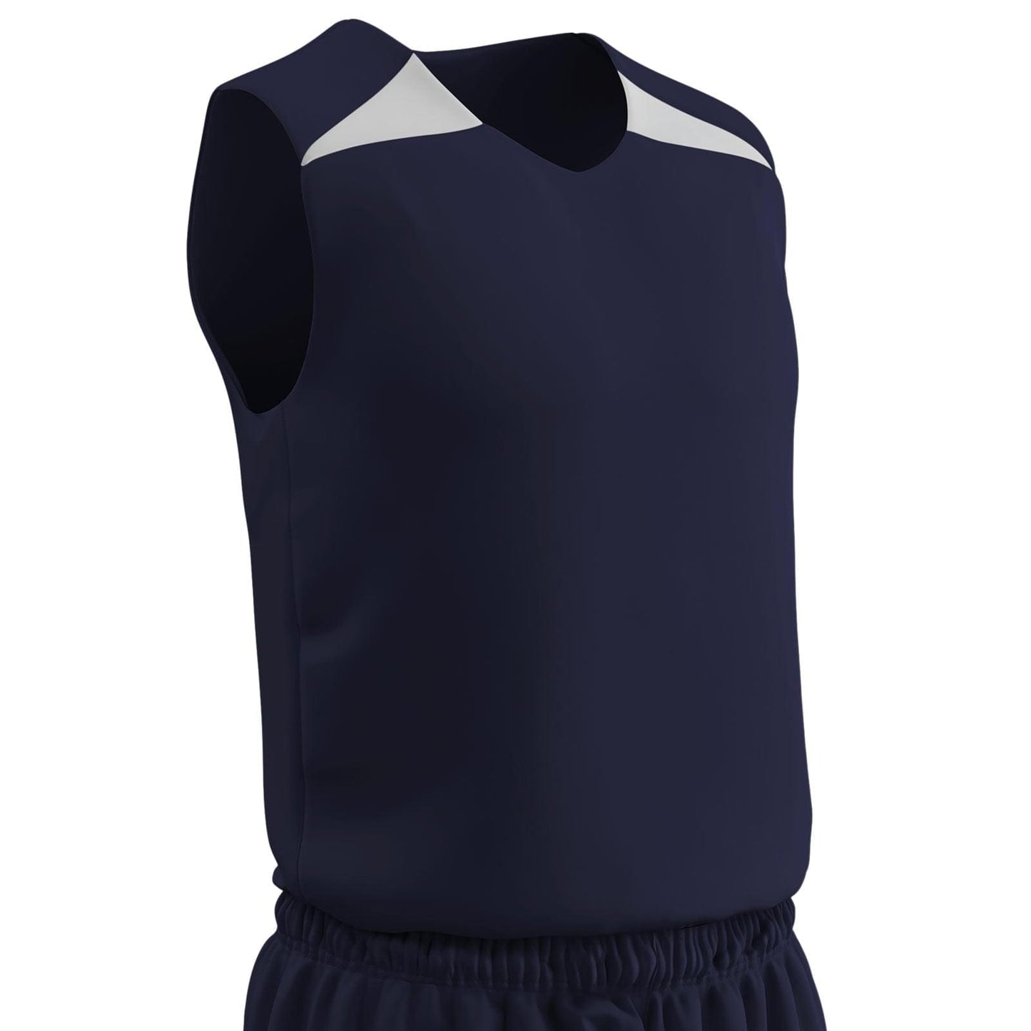 Birds Eye Mesh Reversible Basketball Jersey Shoulder Trim, Boys, youth