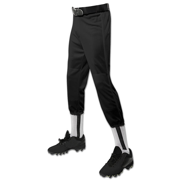 Performance Pull-Up Baseball Pant With Belt Loops BLACK BODY