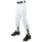 Performance Pull-Up Baseball Pant With Belt Loops WHITE BODY
