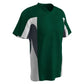 Relief V-Neck 3 Color Baseball Jersey FOREST GREEN BODY, GRAPHITE BODY, WHITE BODY