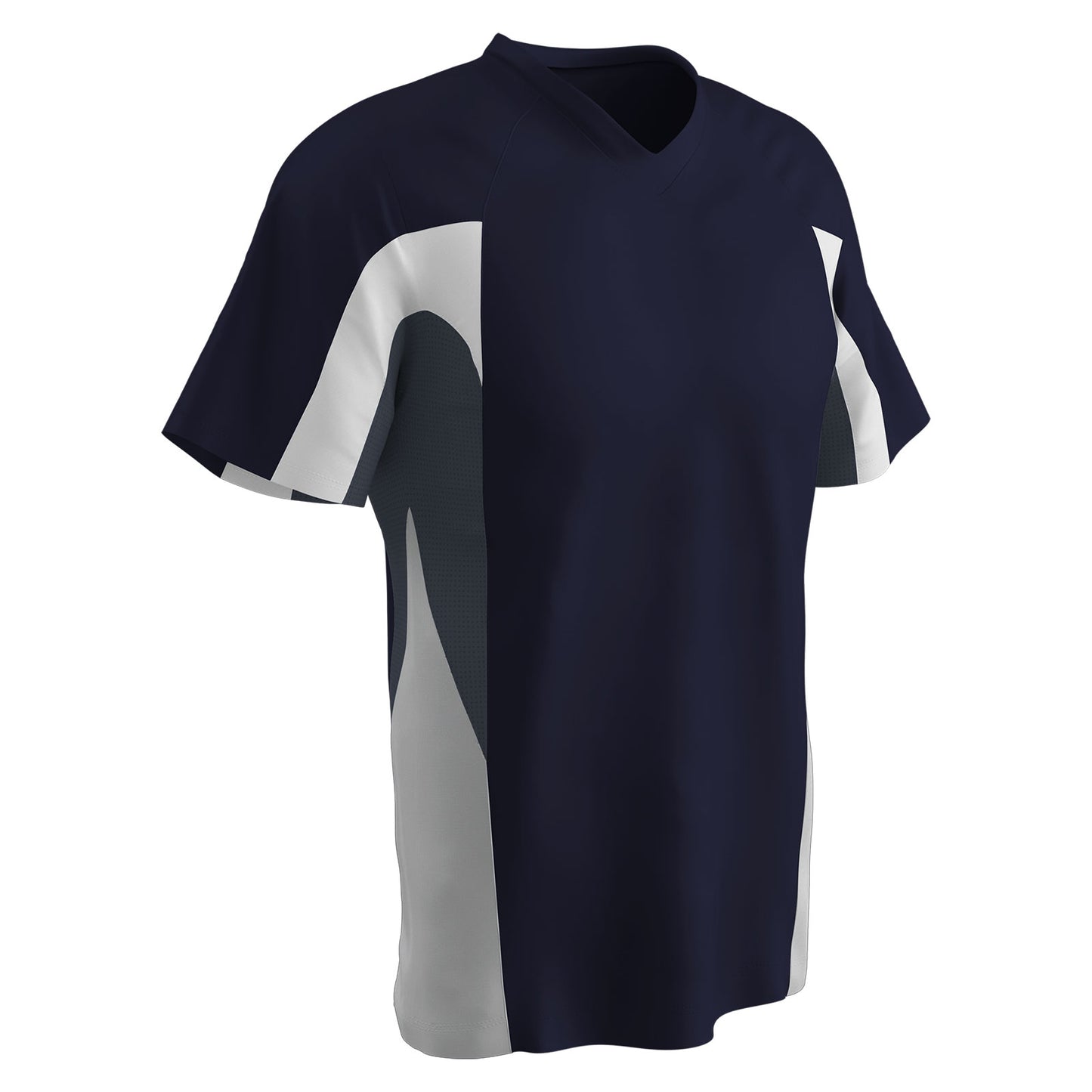 Relief V-Neck 3 Color Baseball Jersey NAVY BODY, GRAPHITE BODY, WHITE BODY