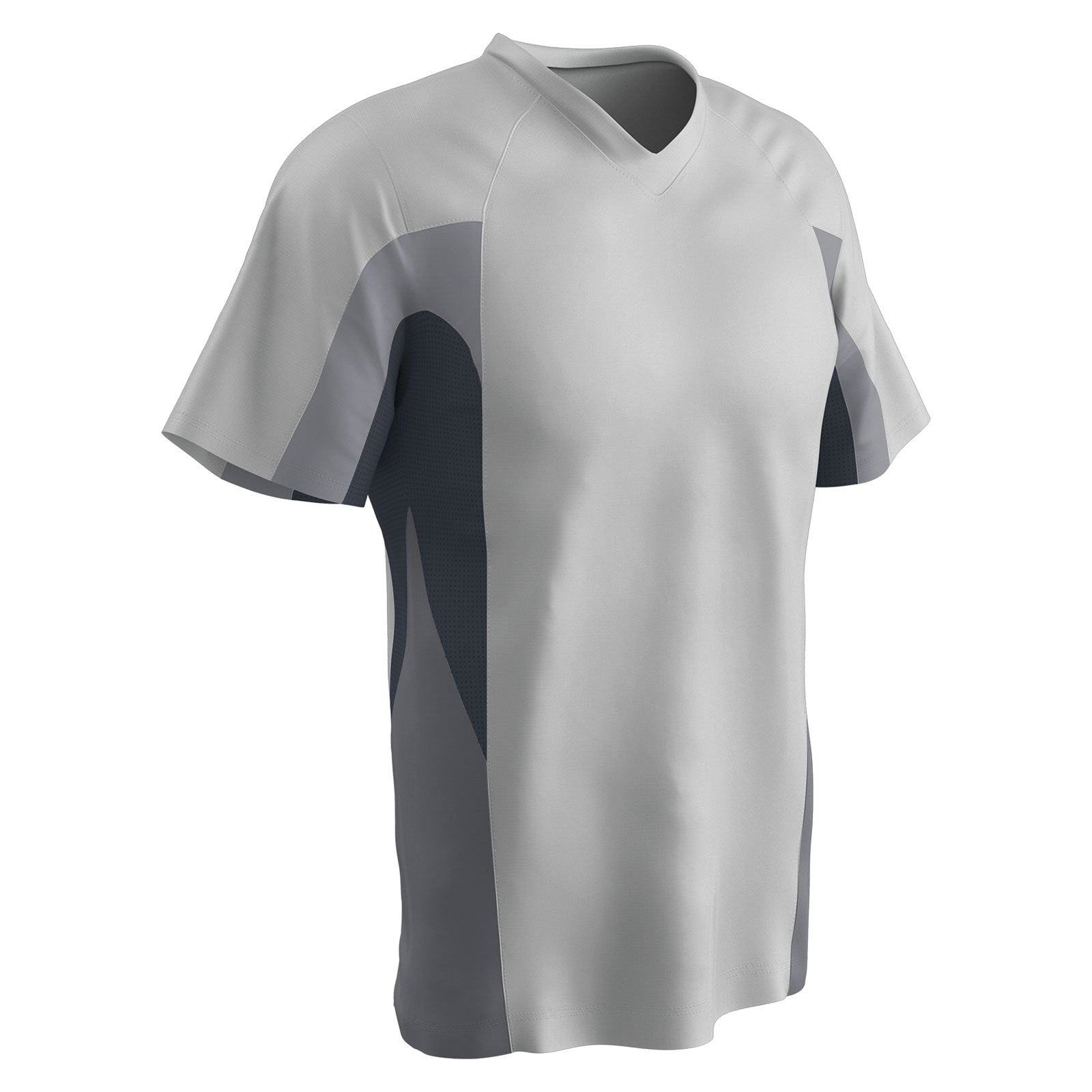 Relief V-Neck 3 Color Baseball Jersey WHITE BODY, GRAPHITE BODY, WHITE BODY