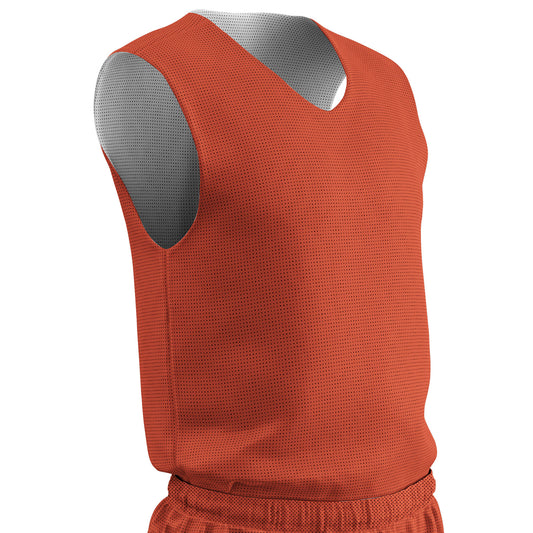 Polyester Tricot Mesh Reversible Basketball Jersey Shoulder Trim, Mens, Adult