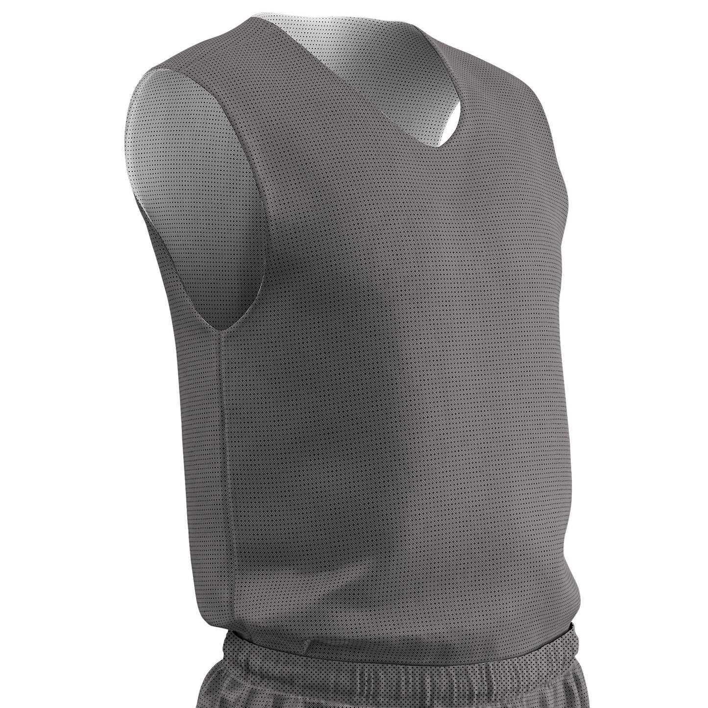 Polyester Tricot Mesh Reversible Basketball Jersey Shoulder Trim, Mens, Adult