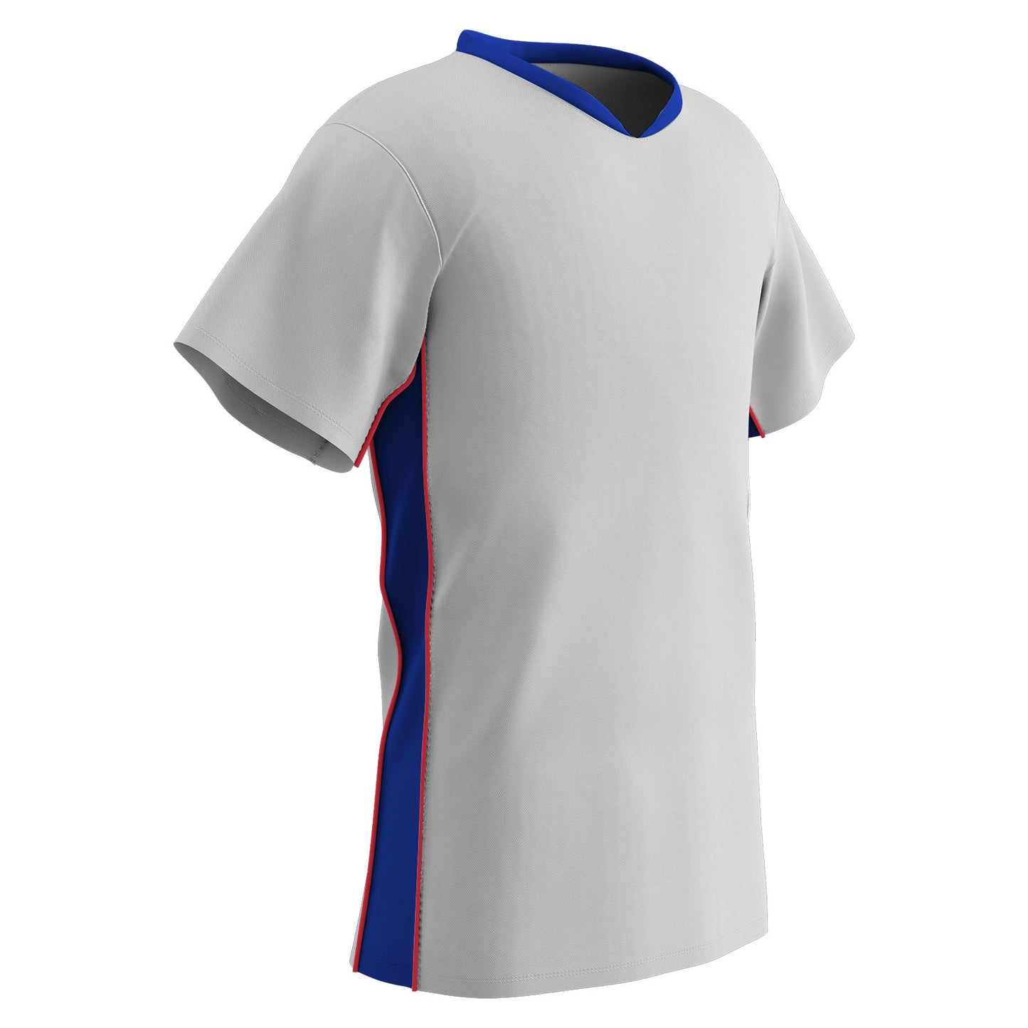 Header Men's Soccer Jersey, 2 Color Trim with Piping V-Neck, Adult