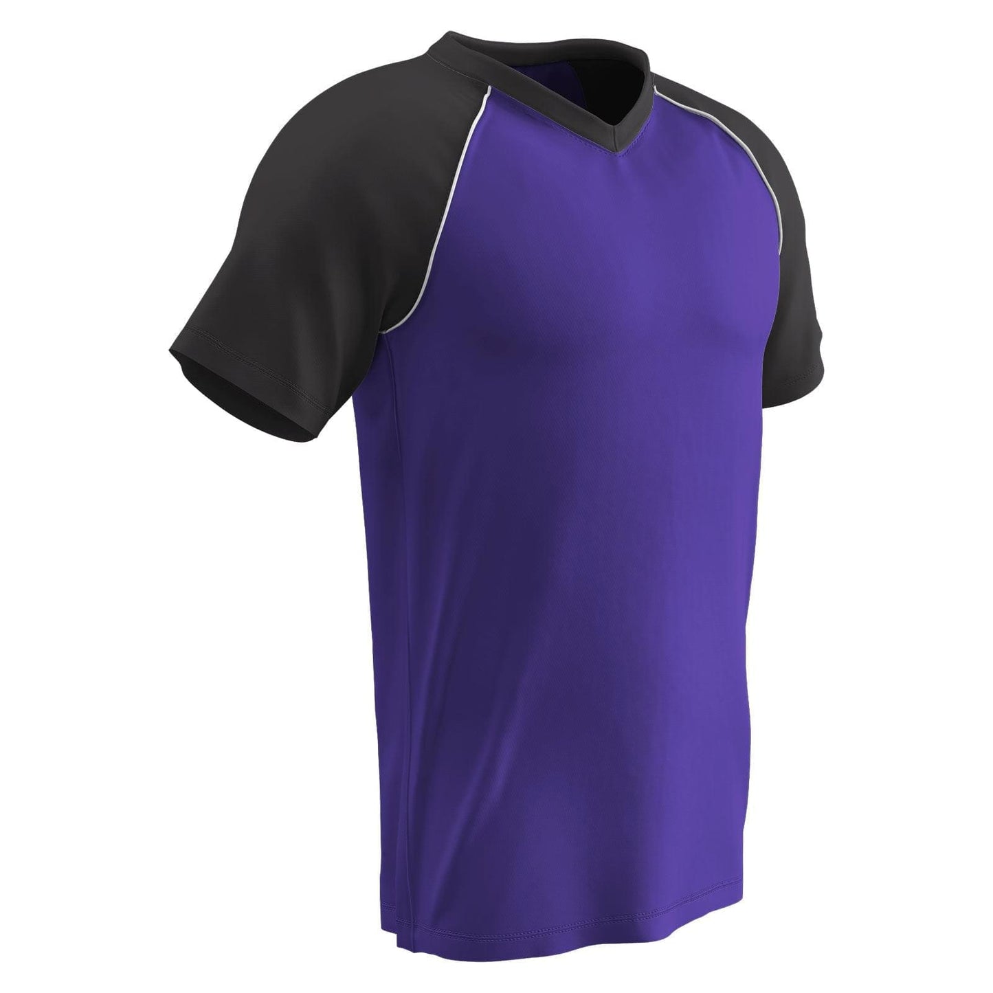 Bunt 3 Color V-Neck Major Team Baseball Jersey, Mens