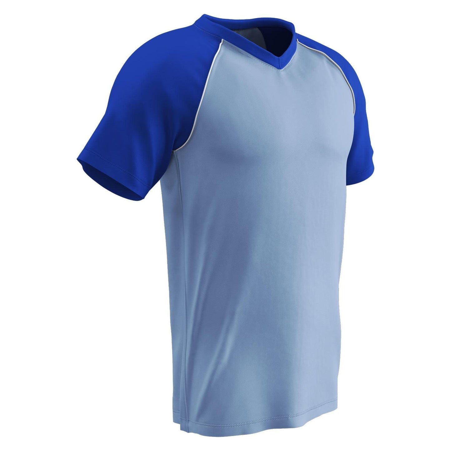 Bunt 3 Color V-Neck Major Team Baseball Jersey, Mens