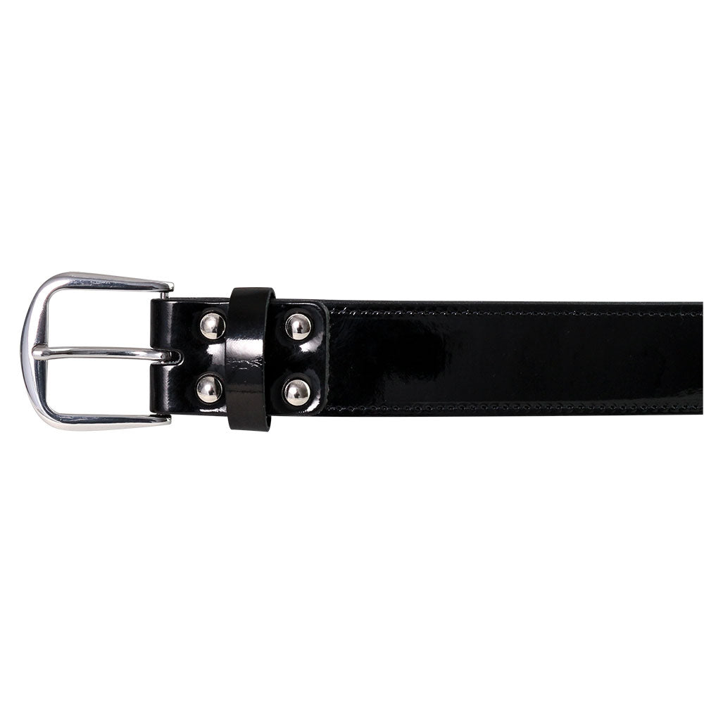 Patent Leather Baseball Belt, Mens, Boys