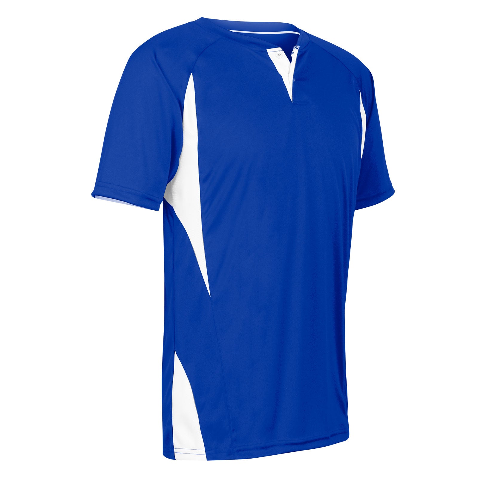 Wild Card 2 Button 2 Color Baseball Jersey ROYAL BODY, WHITE BODY