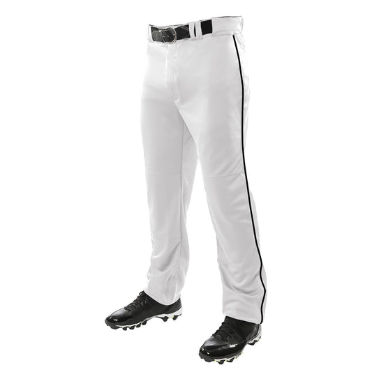 Open Bottom Pant With Piping, Mens