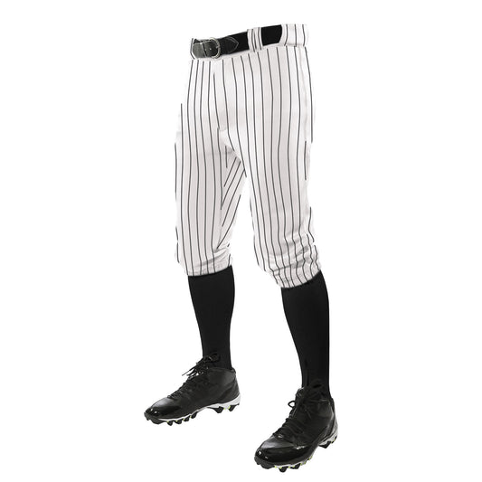 Pinstripe Knicker Knee Length Baseball Pant, Mens, Boys