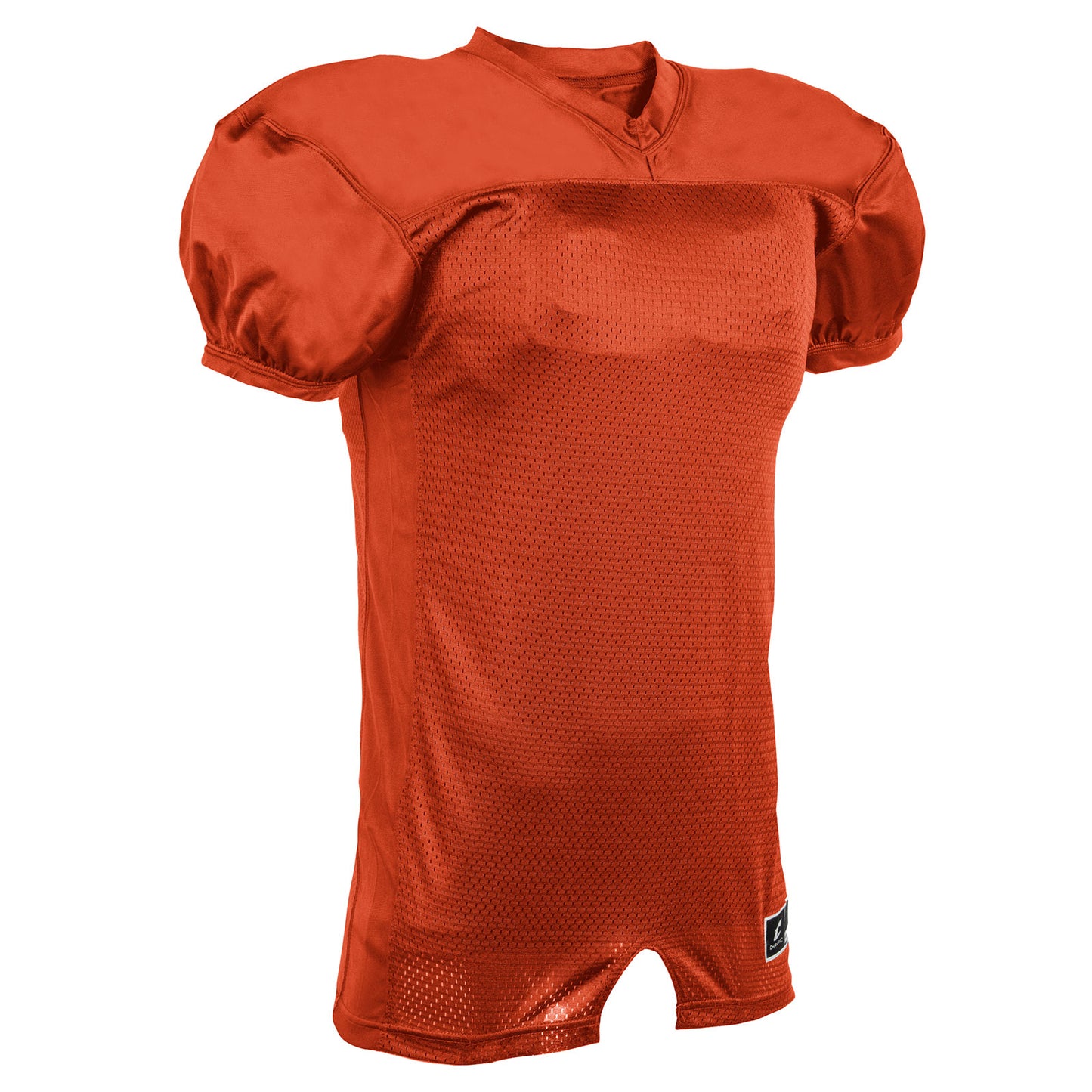 Pro Game Stretch Mesh Solid Football Jersey ORANGE BODY