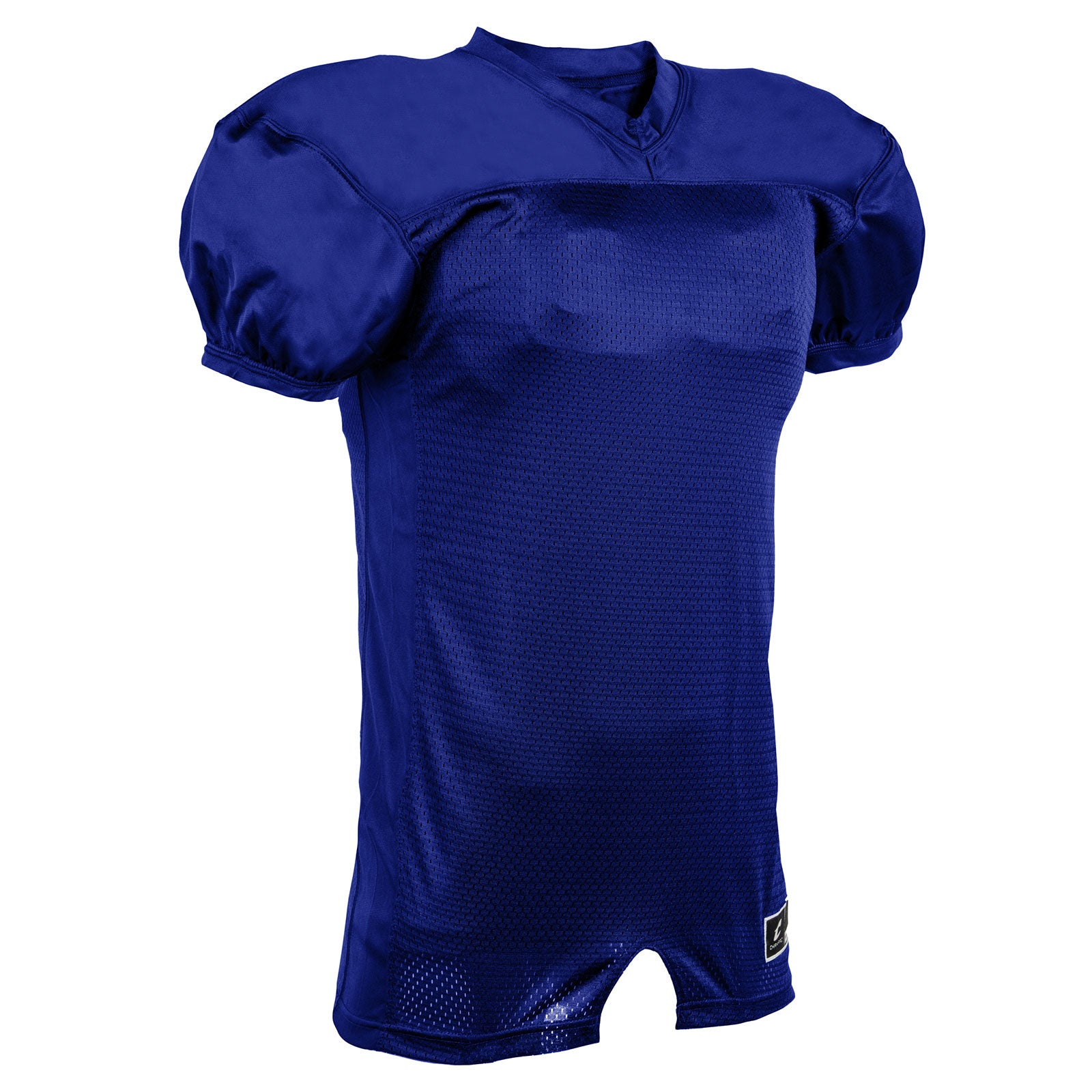 Pro Game Stretch Mesh Solid Football Jersey ROYAL BODY