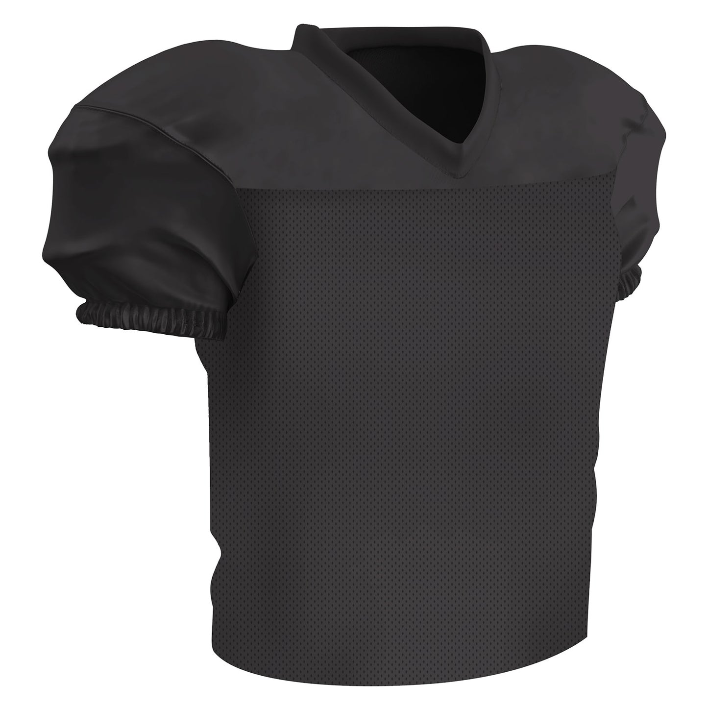 Preseason Practice Football Jersey Waist Length Mesh BLACK BODY