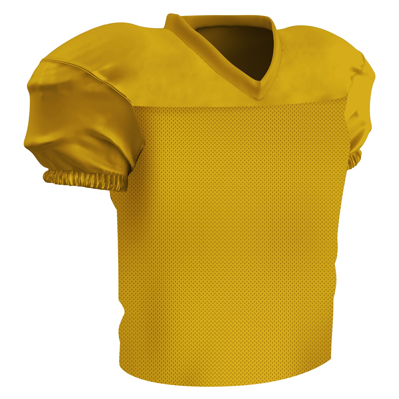 Preseason Practice Football Jersey Waist Length Mesh GOLD BODY