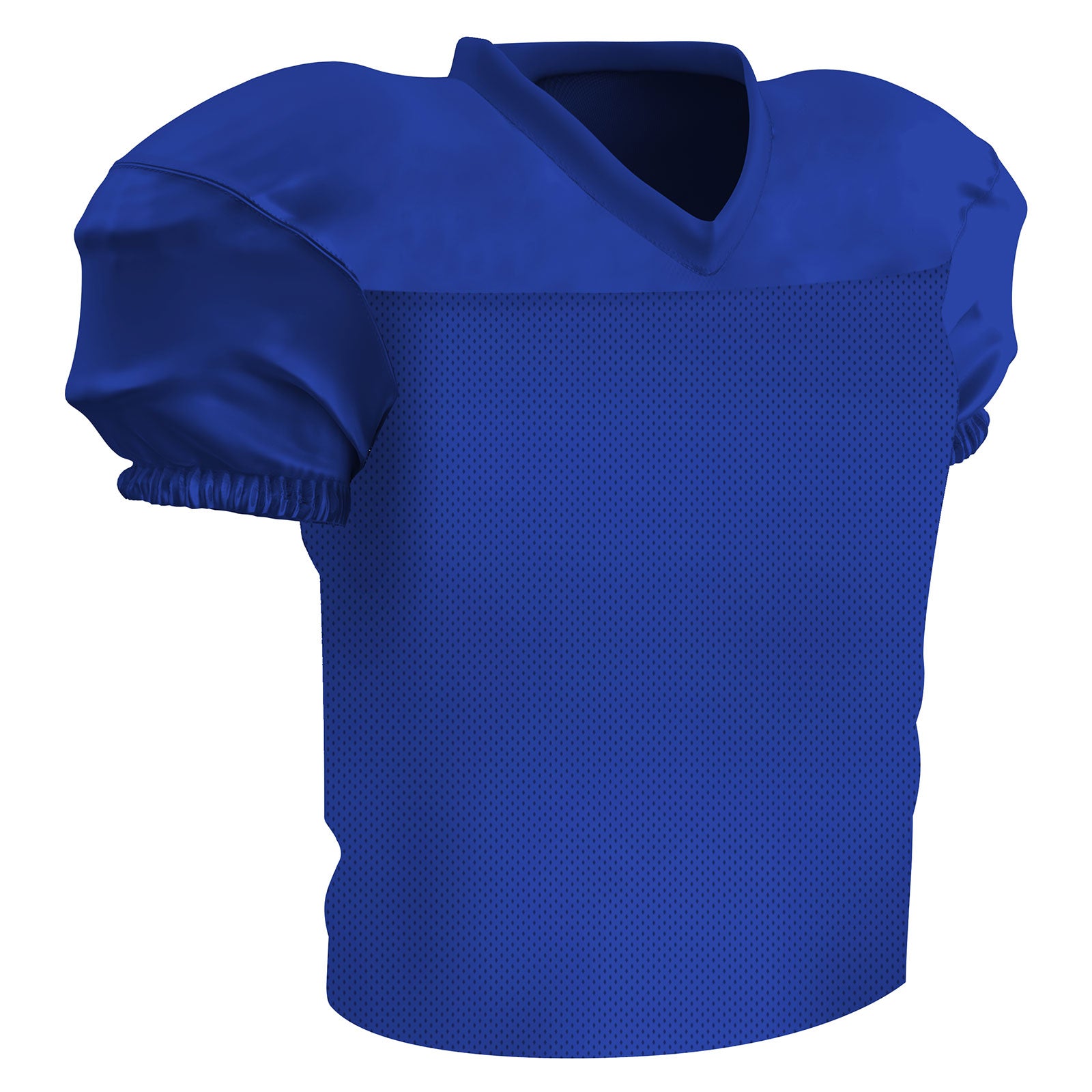 Preseason Practice Football Jersey Waist Length Mesh ROYAL BODY