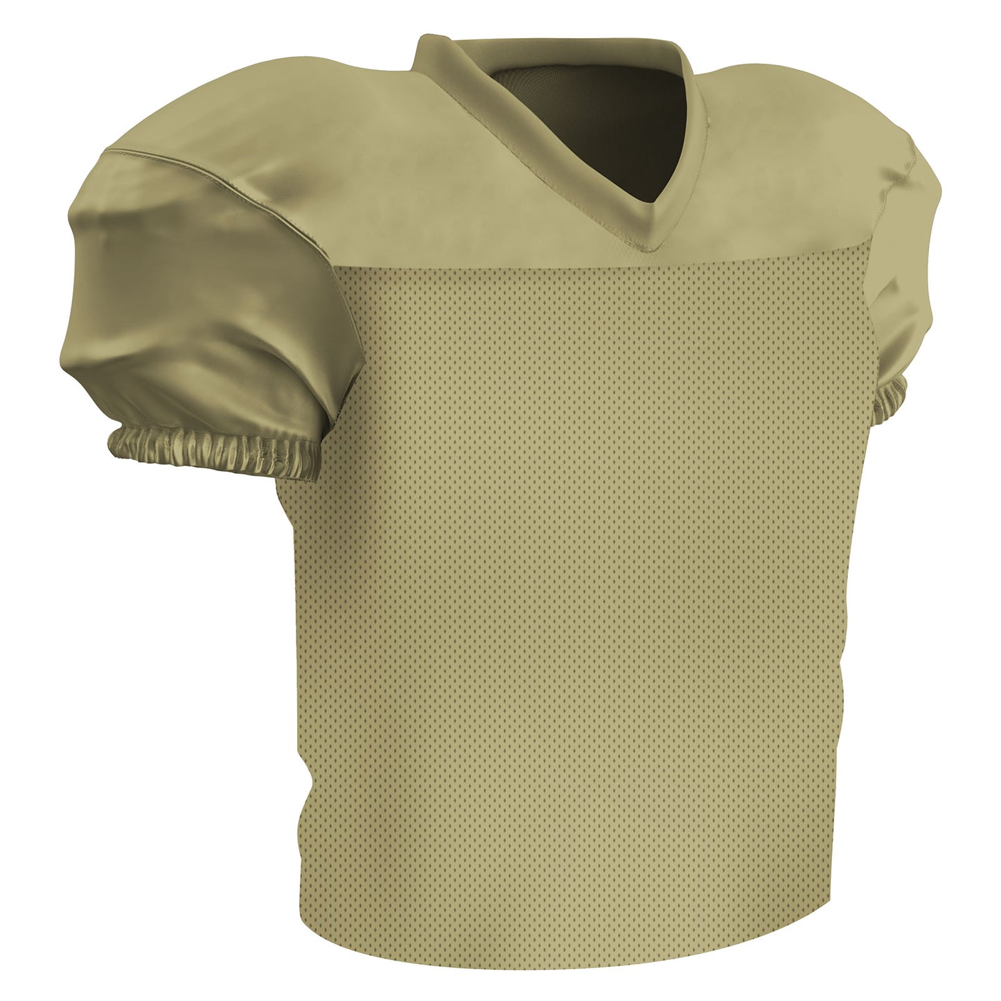 Preseason Practice Football Jersey Waist Length Mesh VEGAS GOLD BODY