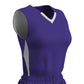 Post Up 2-Color V-Neck Reversible Basketball Jersey Mesh Trim, Womens, Girls