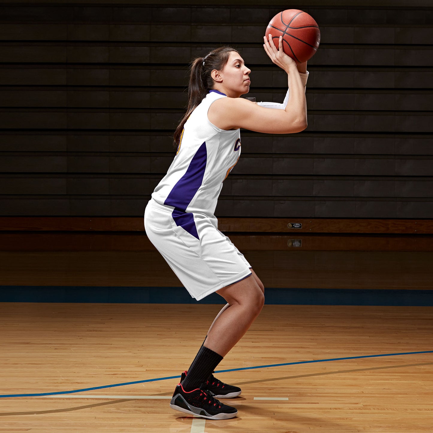 Post Up Reversible Women and Girls Basketball Short With Mesh Sides