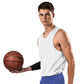 Polyester Tricot Mesh Reversible Men's Basketball Jersey, Royal, Red and Vegas Gold