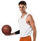 Polyester Tricot Mesh Reversible Basketball Jersey Shoulder Trim, Mens, Adult