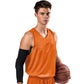 Polyester Tricot Mesh Reversible Basketball Jersey Shoulder Trim, Mens, Adult