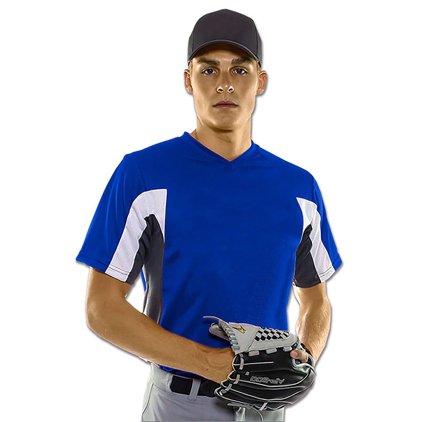 Relief V-Neck 3 Color Baseball Jersey, Mens, Boys